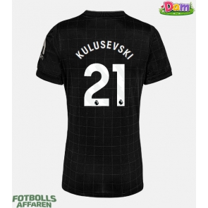 Tottenham Hotspur Dejan Kulusevski #21 Bortatröja Kvinnor 2025-26 Kortärmad